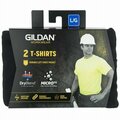 Gildan Med Blk S/S T-Shirt 2PK 1297041